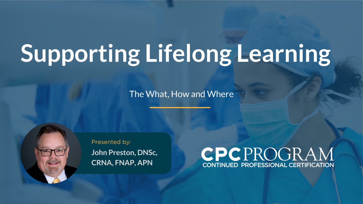 Continued Certification (CPC) | NBCRNA